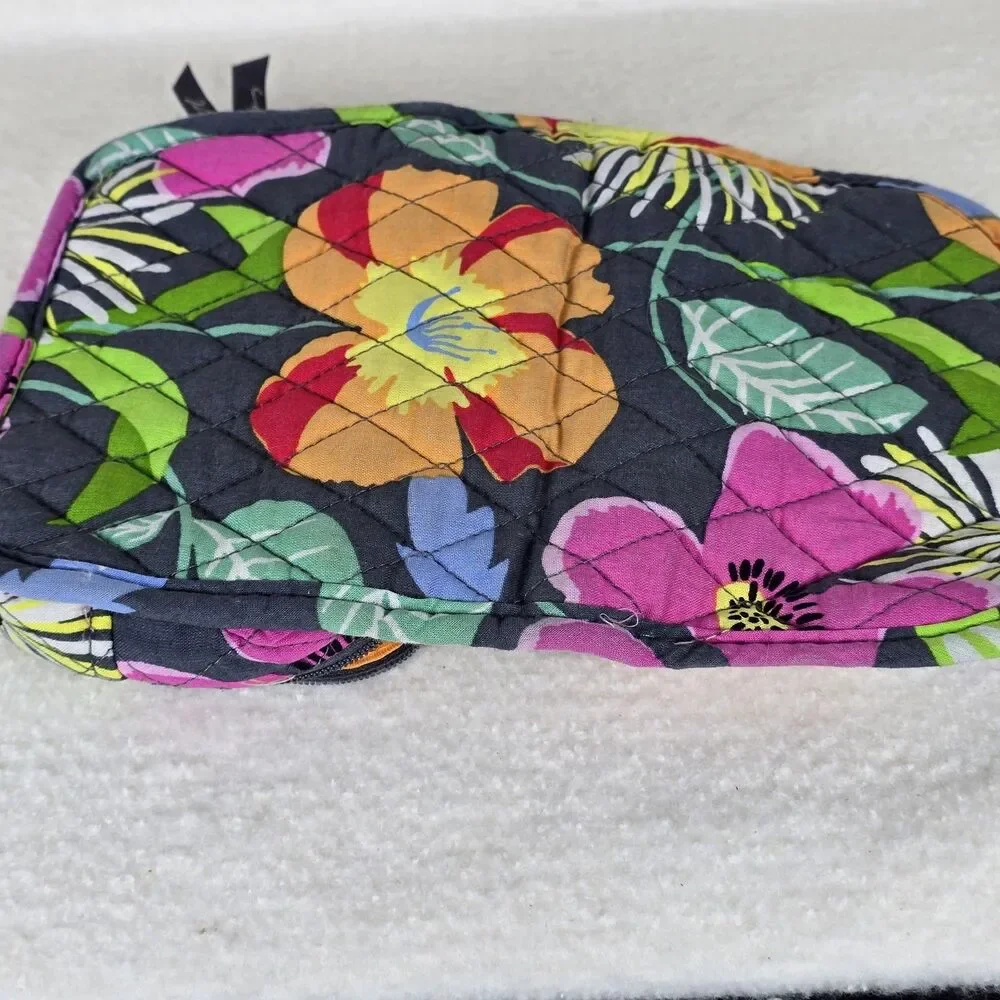 Vera Bradley Makeup Folio Organizer/Travel Case Jazzy Bloom Bifold